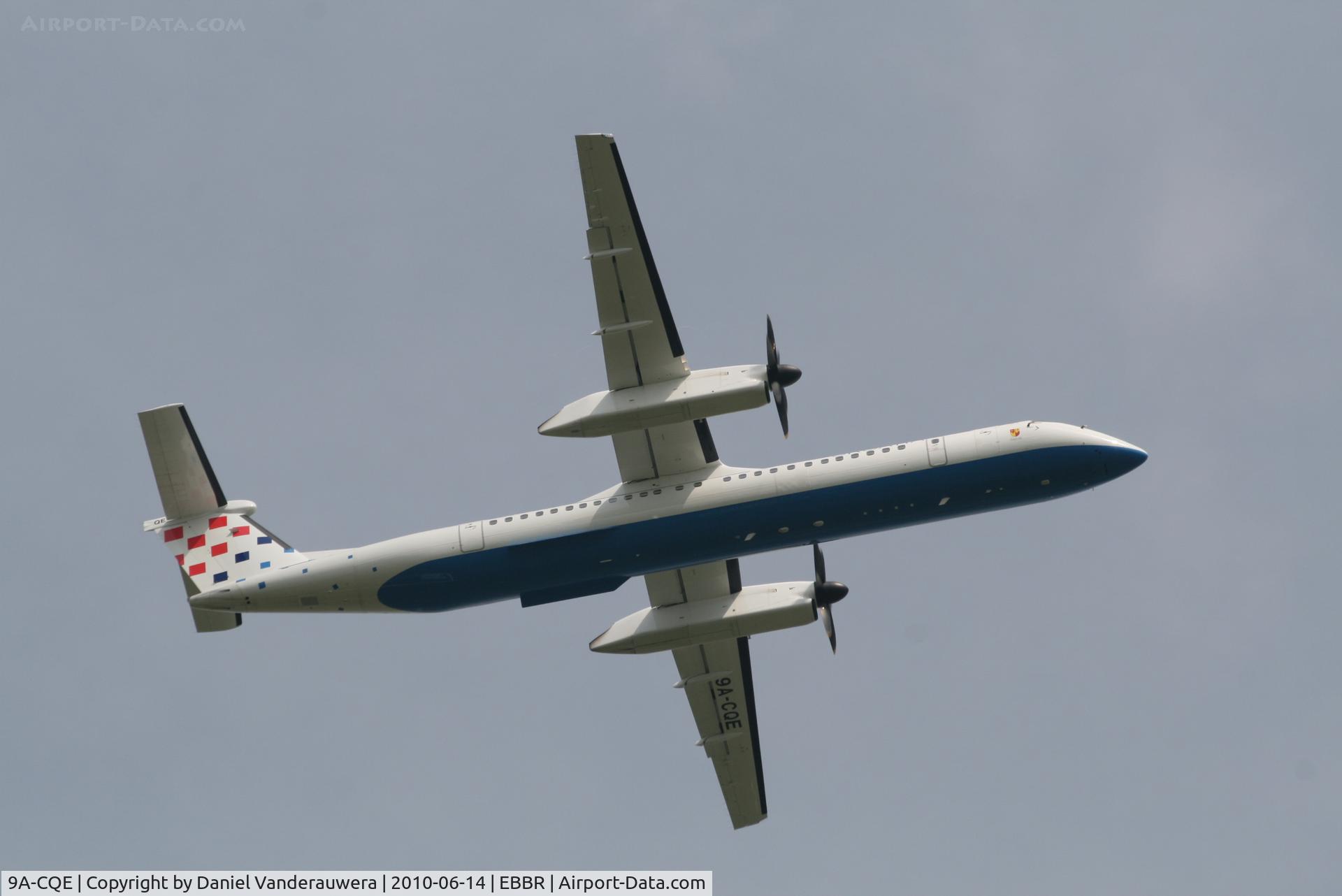 9A-CQE, 2010 De Havilland Canada DHC-8-402Q Dash 8 C/N 4300, Flight OU457 is taking off from RWY 07R