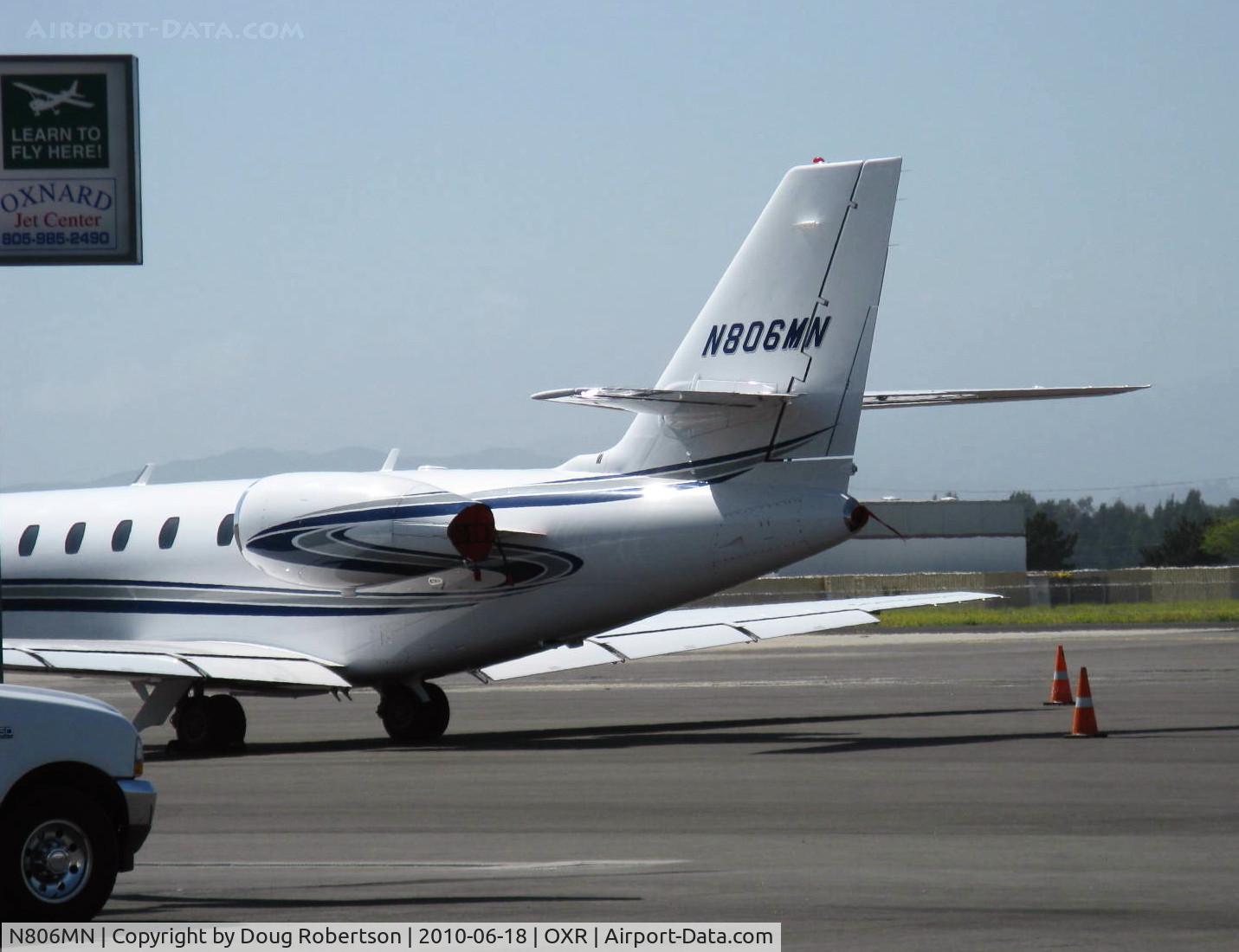 N806MN, 2008 Cessna 680 Citation Sovereign C/N 680-0199, 2008 Cessna 680 CITATION SOVEREIGN, two P&W(C)306C turbofans with FADEC each developing 5,770 lbst flat rated to ISA + 15 deg. C. Max cruise at FL350 459 kt 528 mph. Max certified altitude 47,000'. 'Therein lies a tale'
