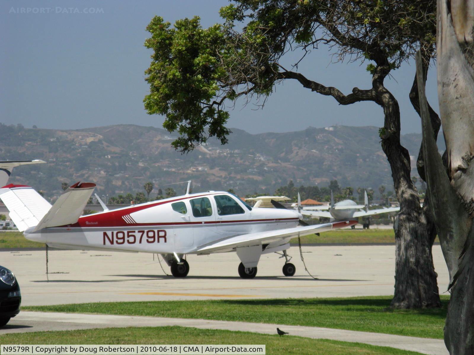 N9579R, 1959 Beech M35 Bonanza C/N D-6176, 1960 Beech M35 BONANZA, Continental IO-470-C 250 Hp