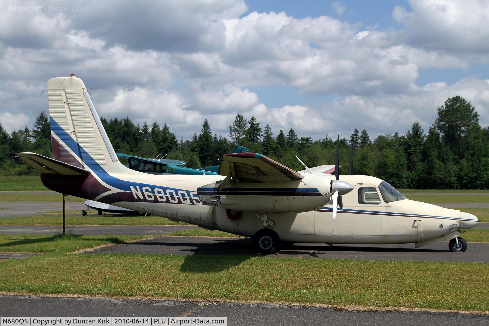 N680QS, Aero Commander 680-E C/N 699-18, Longtime Puyallup resident