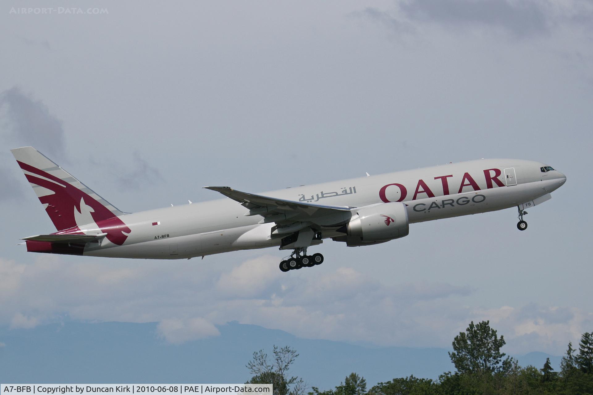 A7-BFB, 2010 Boeing 777-FDZ C/N 36100, First flight
