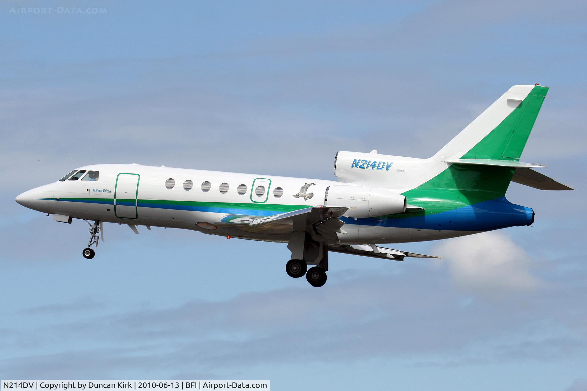 N214DV, 2007 Dassault Mystere Falcon 50 C/N 350, The Maltese Falcon resplendent in a catchy scheme