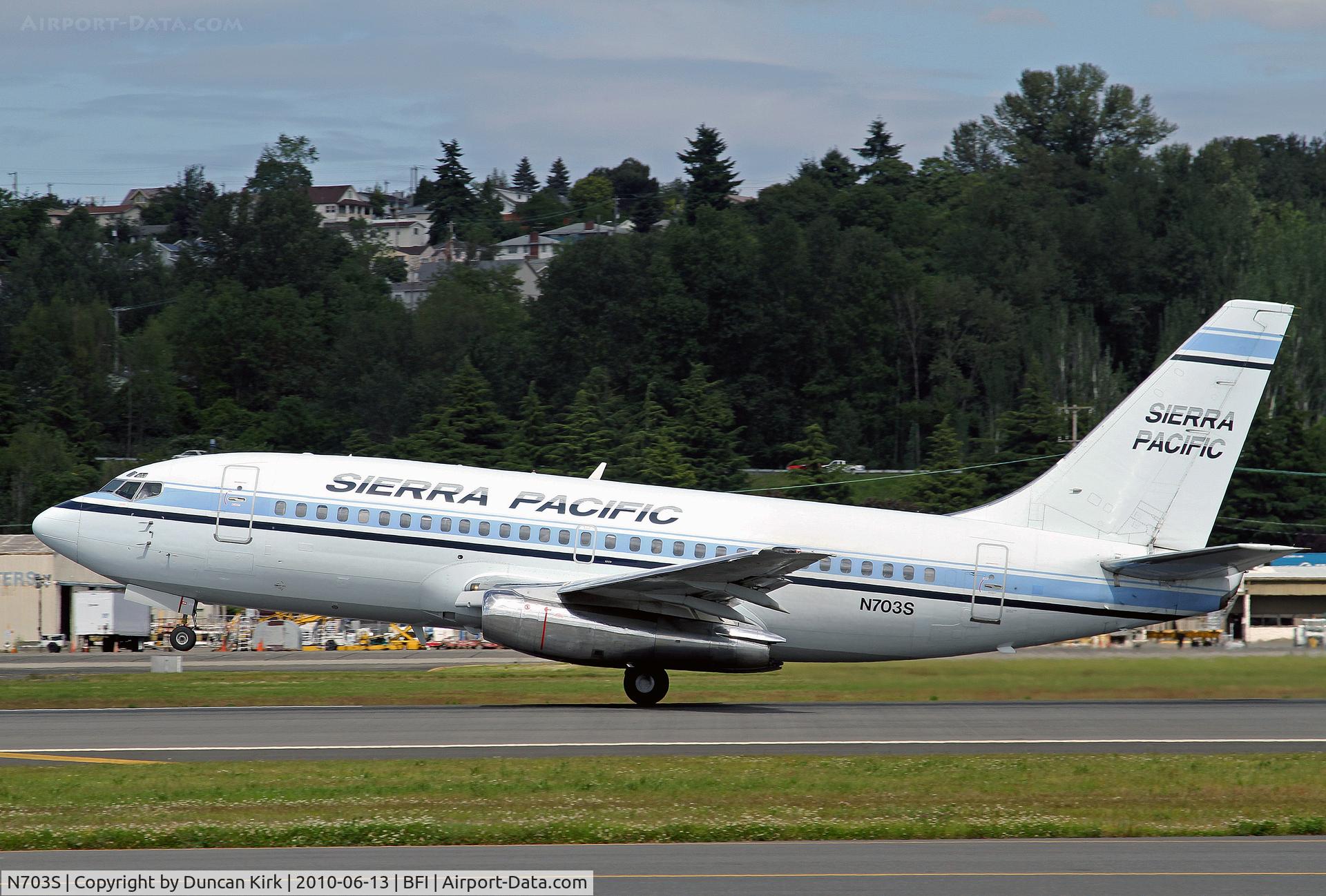 N703S, 1981 Boeing 737-2T4 C/N 22529, Still going strong this -200 operates for Sierra Pacific