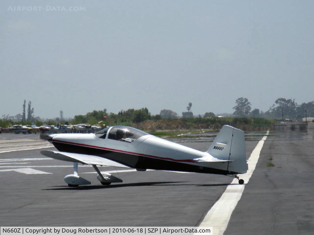N660Z, Vans RV-6 C/N 22218, Kalisz VAN's RV-6, taking the active