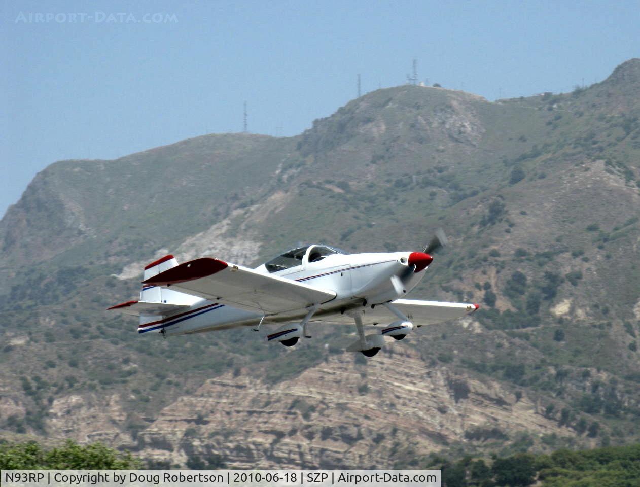 N93RP, Vans RV-6A C/N 21219, Powers VAN's RV-6A, takeoff climb Rwy 22