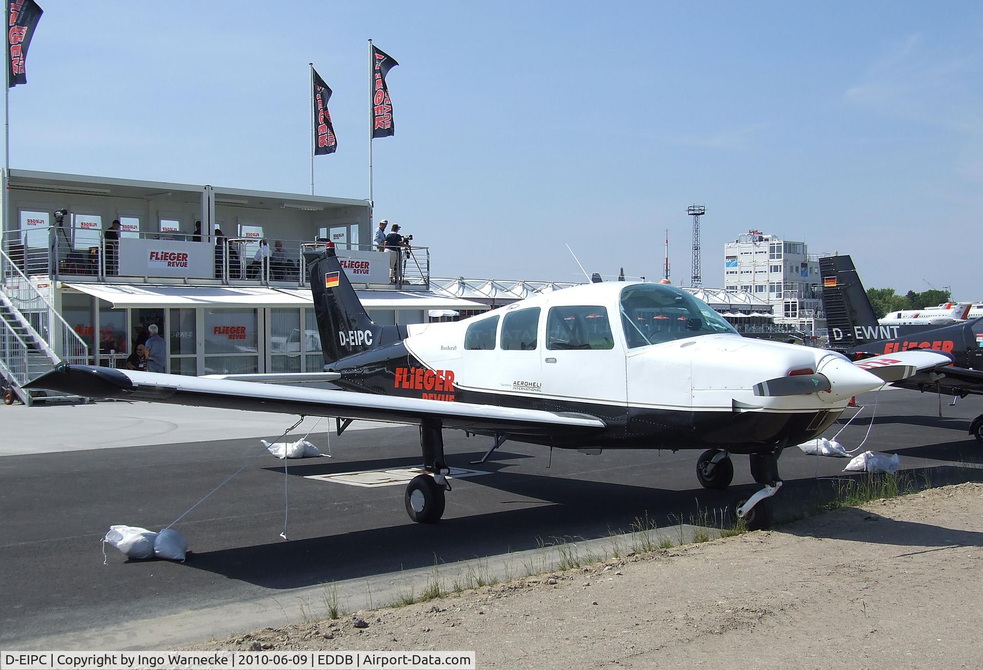D-EIPC, Beech C23 Sundowner 180 Sundowner 180 C/N M-1835, Beechcraft C23 Sundowner 180 at ILA 2010, Berlin