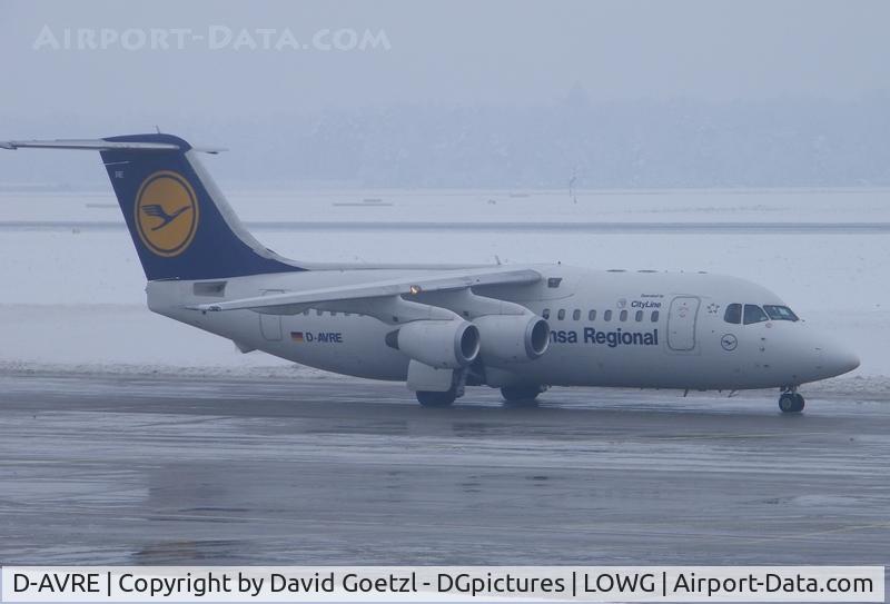 D-AVRE, 1995 British Aerospace Avro 146-RJ85 C/N E.2261, That's winter!!!