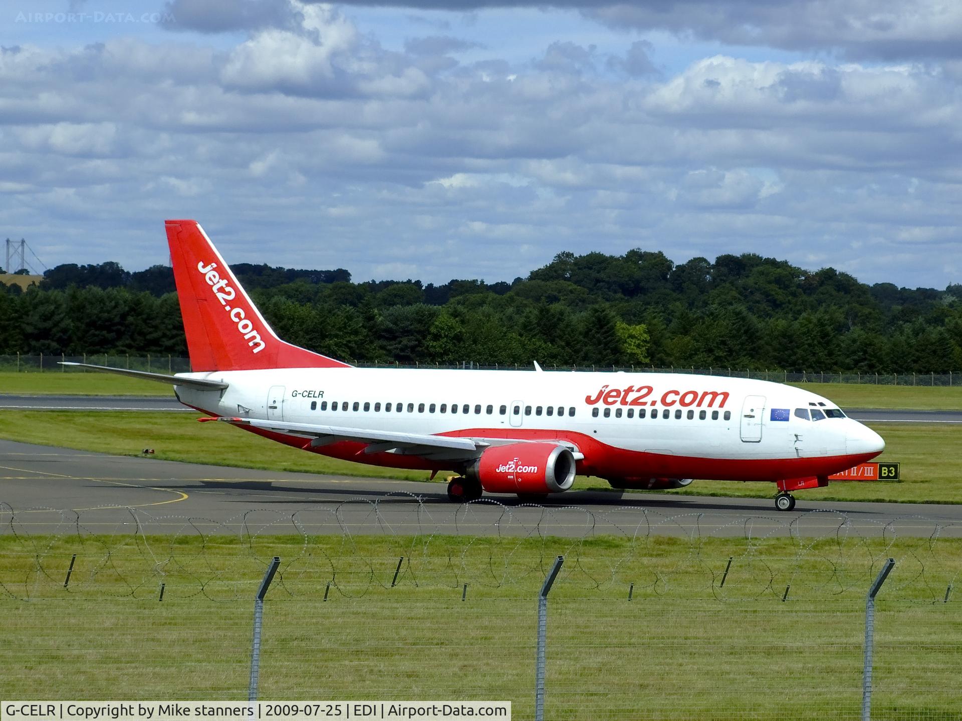 G-CELR, 1986 Boeing 737-330(QC) C/N 23523, Edinburgh based Boeing 737-330QC Arrives back at EDI