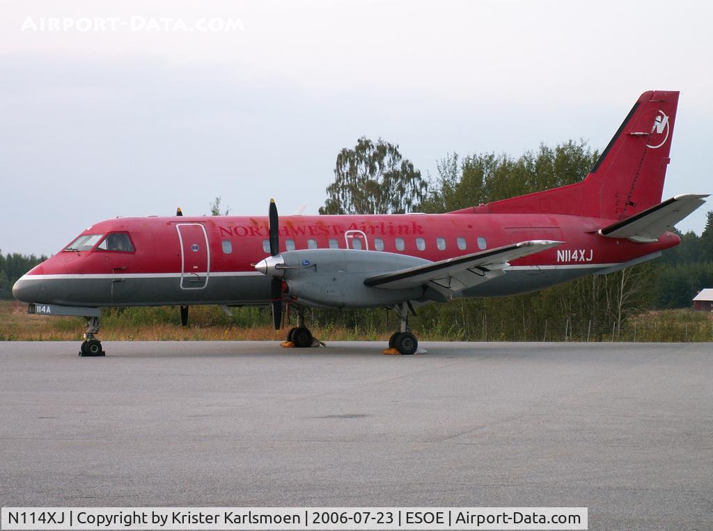 N114XJ, 1988 Saab 340A C/N 340A-114, Stored.