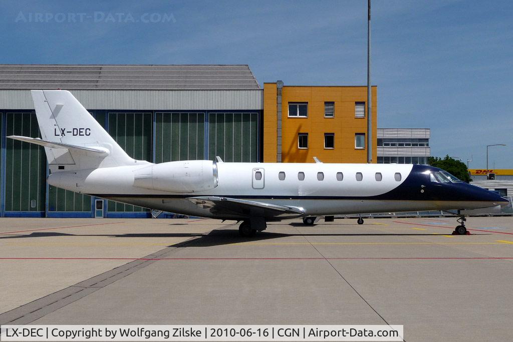 LX-DEC, 2008 Cessna 680 Citation Sovereign C/N 680-0253, visitor