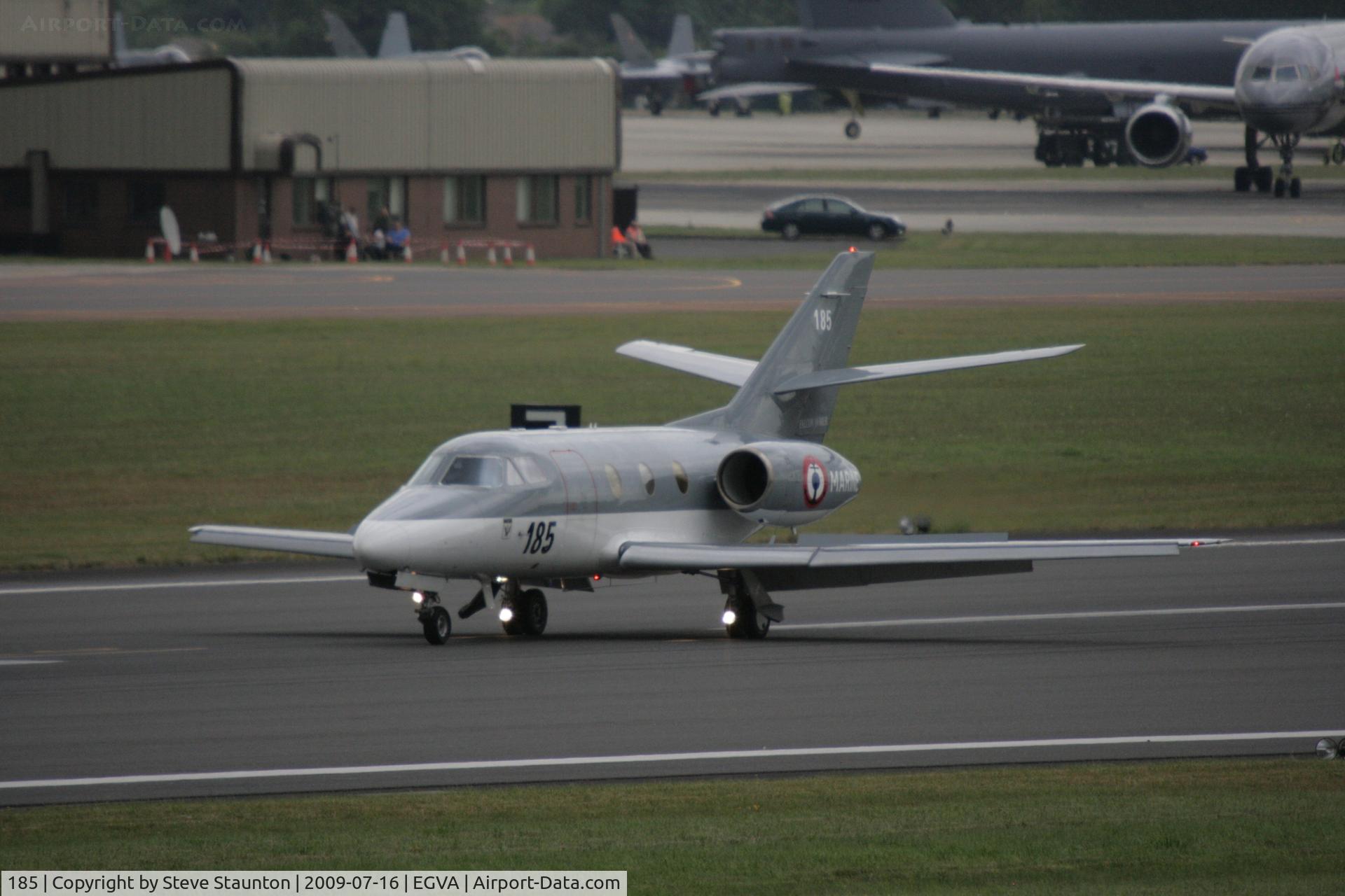 185, Dassault Falcon 10MER C/N 185, Taken at the Royal International Air Tattoo 2009
