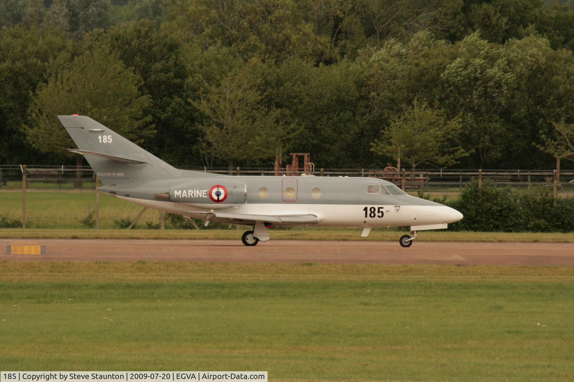 185, Dassault Falcon 10MER C/N 185, Taken at the Royal International Air Tattoo 2009