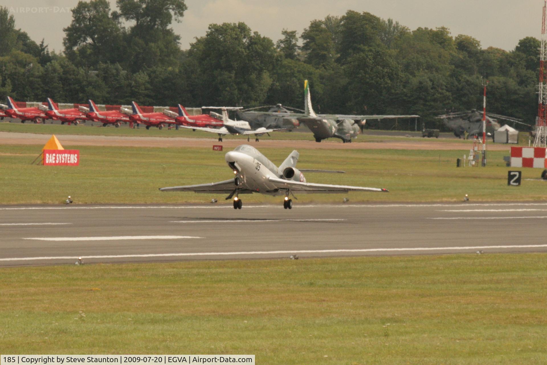 185, Dassault Falcon 10MER C/N 185, Taken at the Royal International Air Tattoo 2009