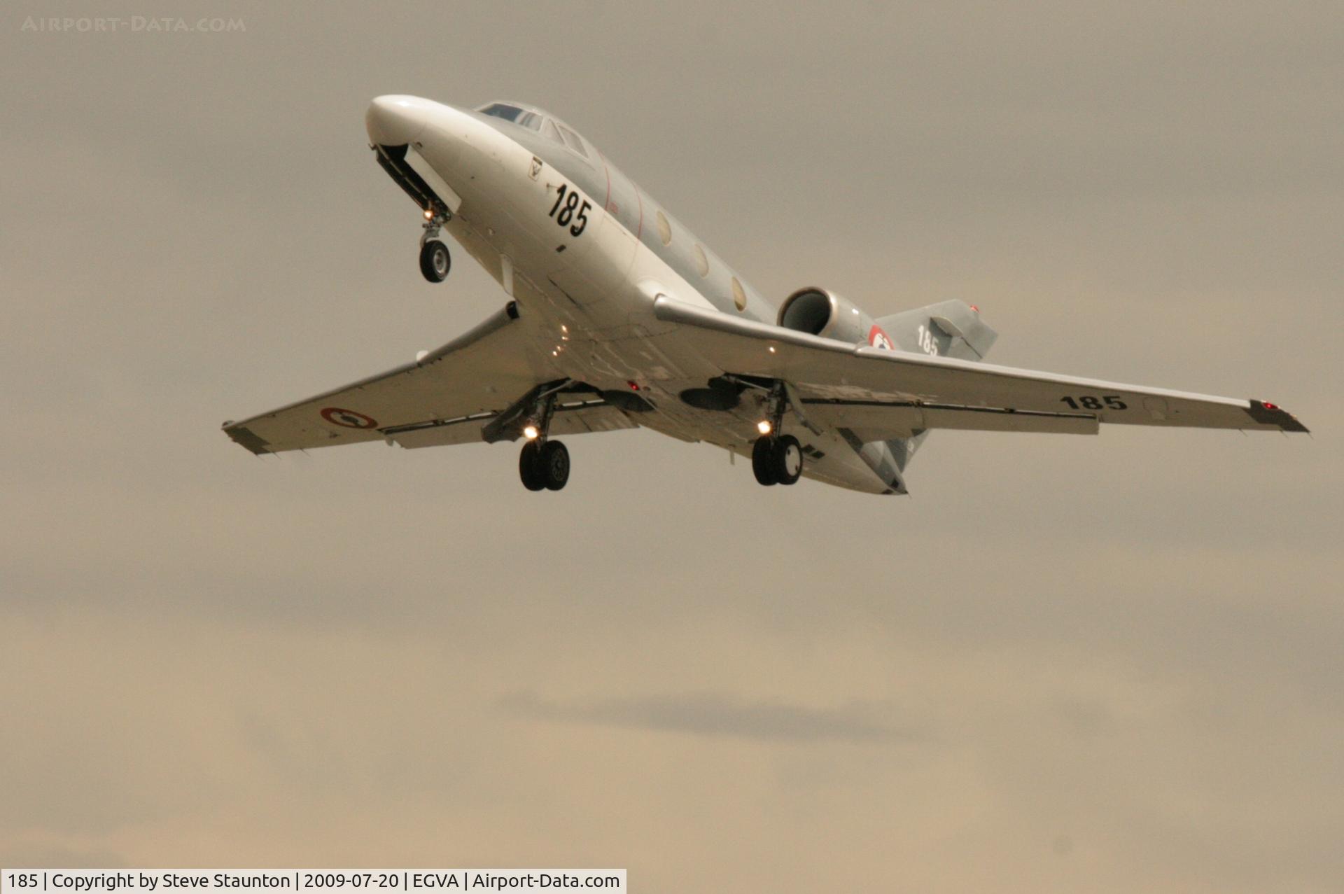 185, Dassault Falcon 10MER C/N 185, Taken at the Royal International Air Tattoo 2009
