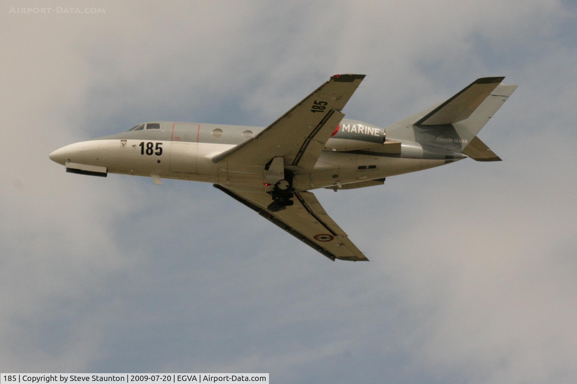 185, Dassault Falcon 10MER C/N 185, Taken at the Royal International Air Tattoo 2009