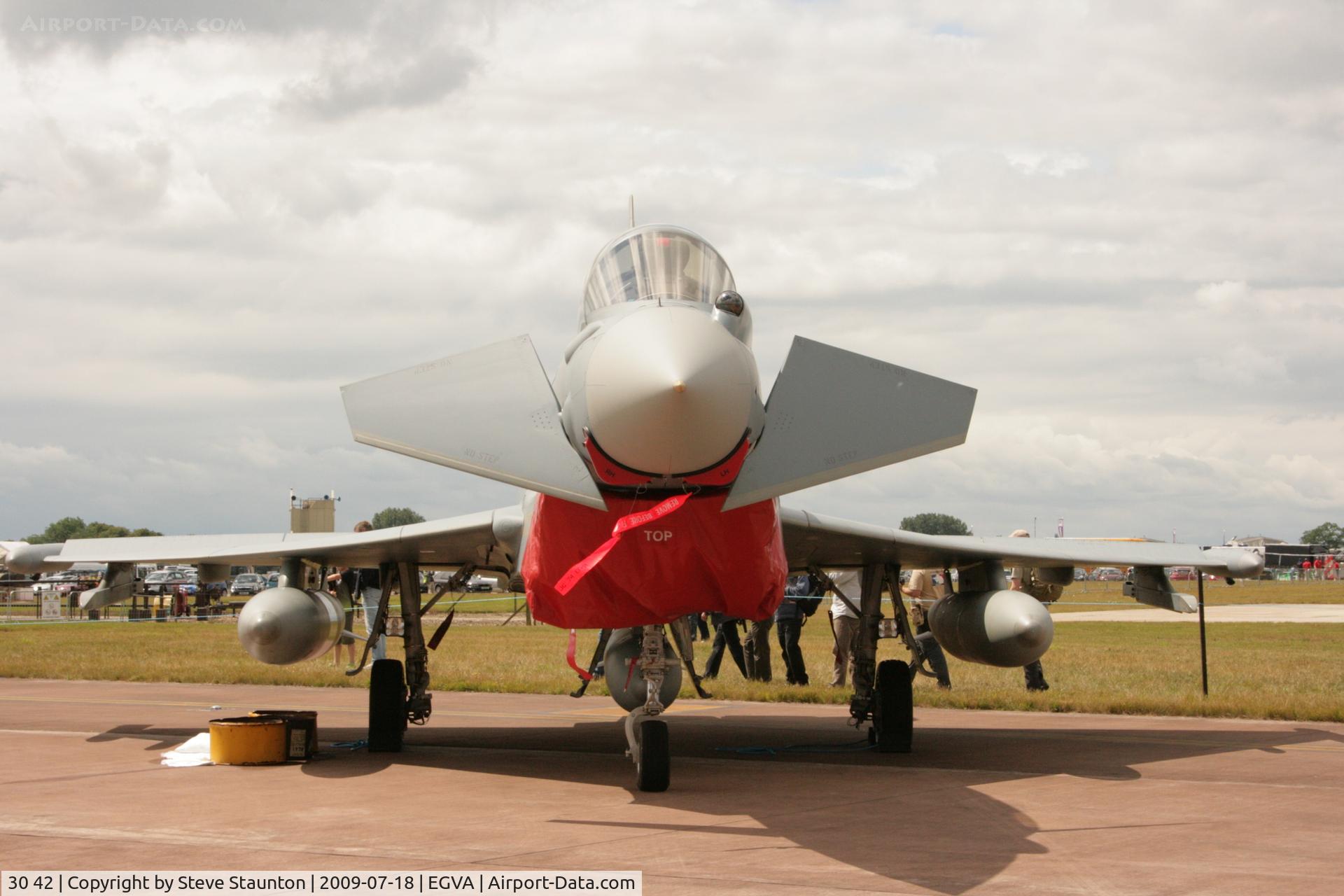 30 42, Eurofighter EF-2000 Typhoon T C/N GT015, Taken at the Royal International Air Tattoo 2009