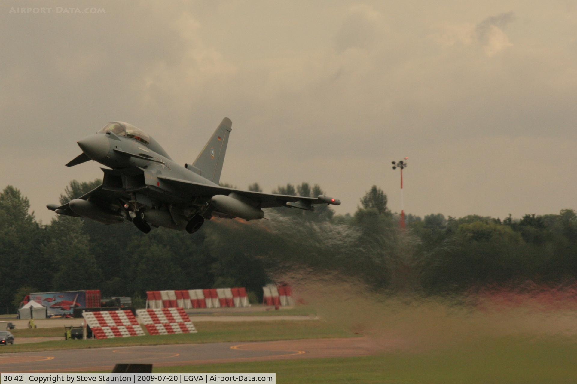 30 42, Eurofighter EF-2000 Typhoon T C/N GT015, Taken at the Royal International Air Tattoo 2009