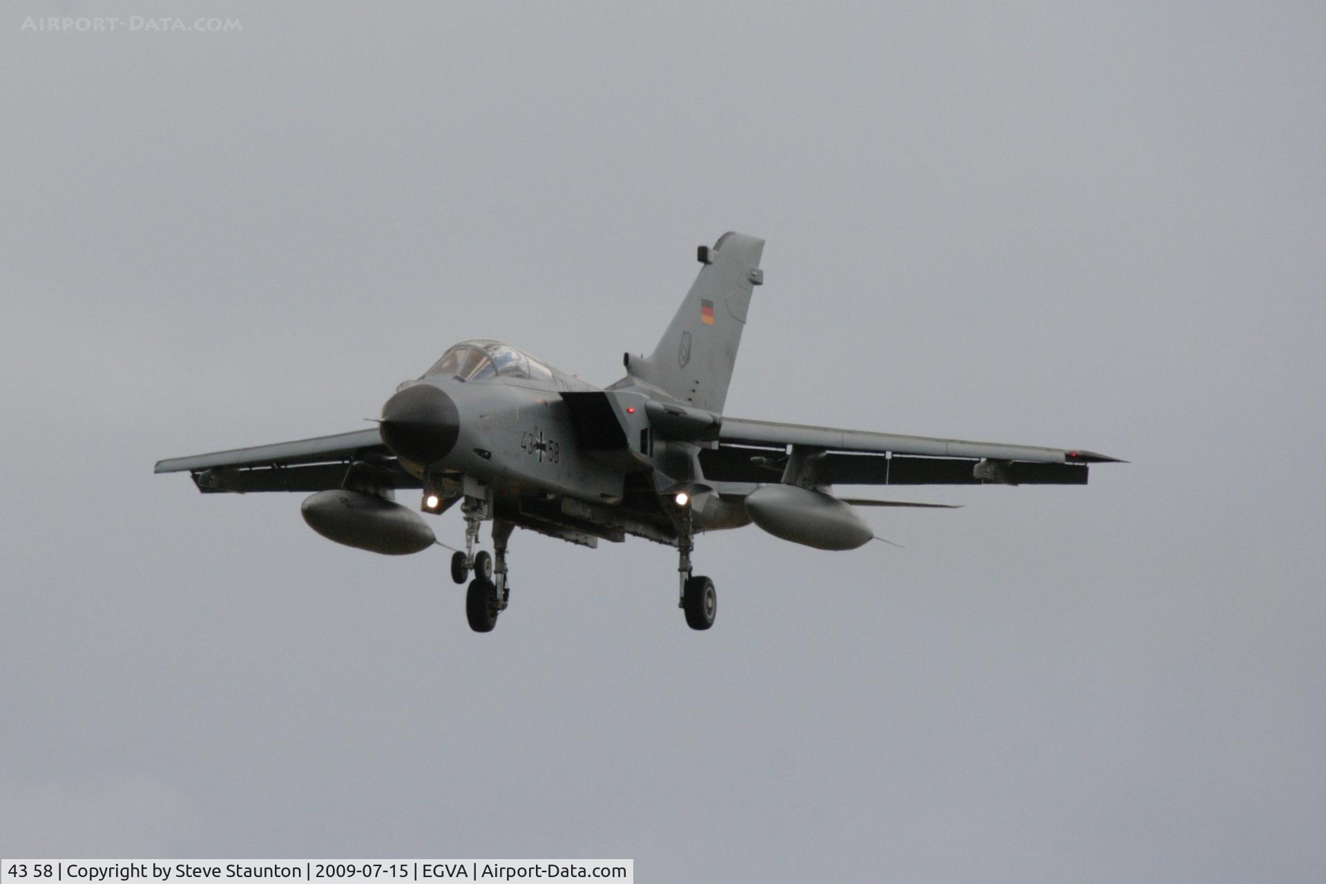 43 58, Panavia Tornado IDS C/N 155/GS031/4058, Taken at the Royal International Air Tattoo 2009
