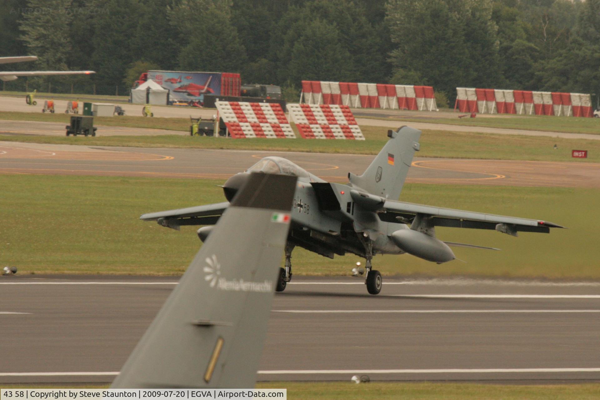 43 58, Panavia Tornado IDS C/N 155/GS031/4058, Taken at the Royal International Air Tattoo 2009