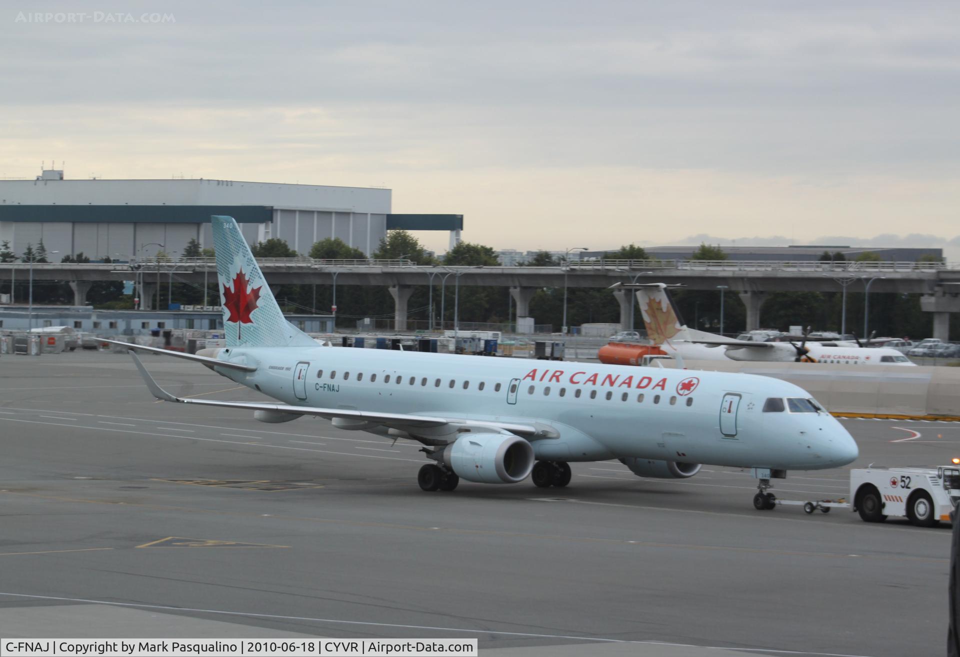C-FNAJ, 2007 Embraer 190AR (ERJ-190-100IGW) C/N 19000134, ERJ-190 100 IGW