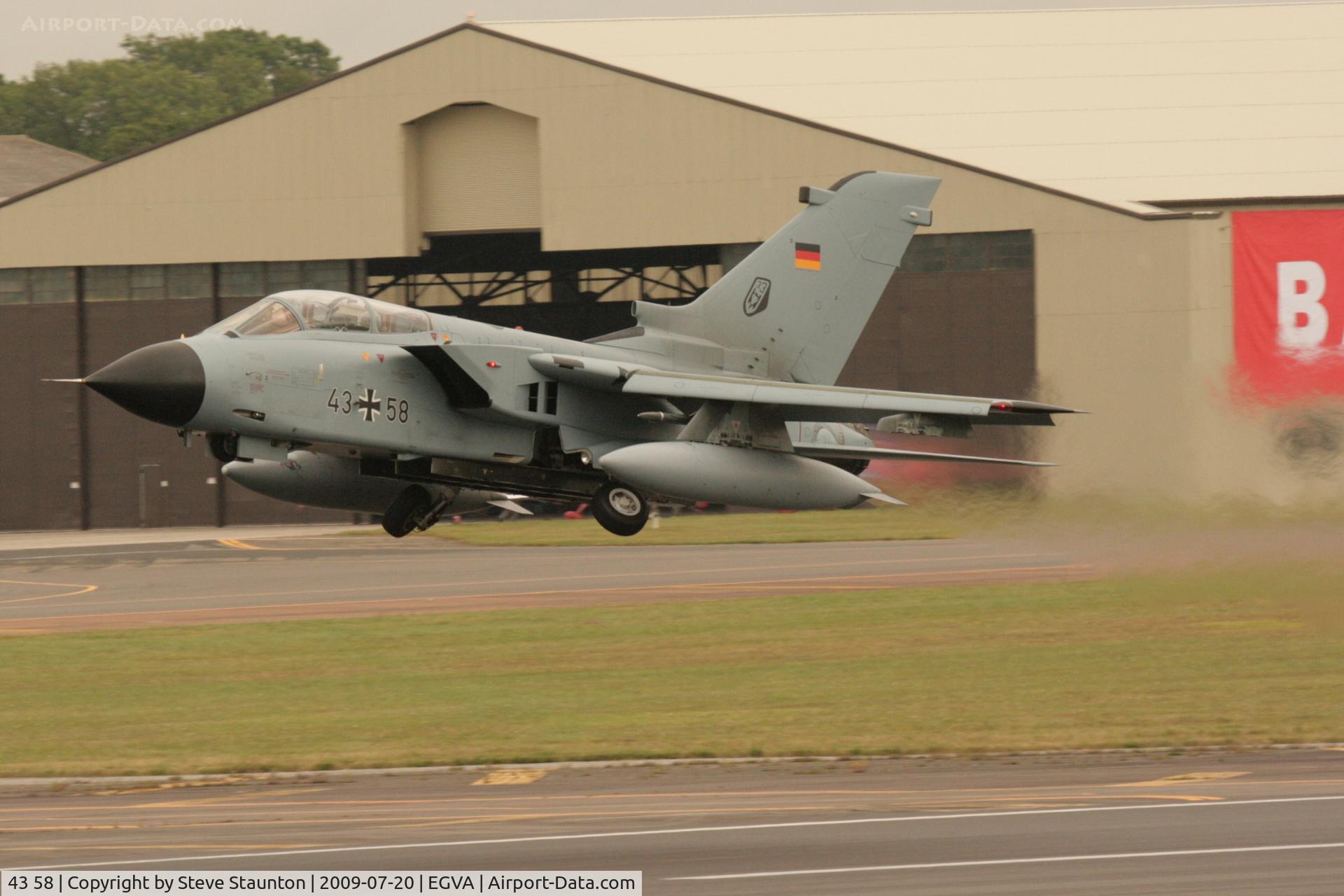 43 58, Panavia Tornado IDS C/N 155/GS031/4058, Taken at the Royal International Air Tattoo 2009