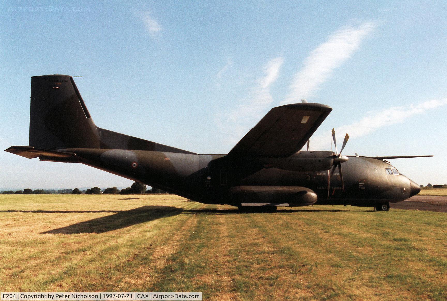 F204, Transall C-160NG C/N 204, Another view of the ET-64 C.160NG Transall deployed to Carlisle in the Summer of 1997 for Exercise Pegasus Fury.