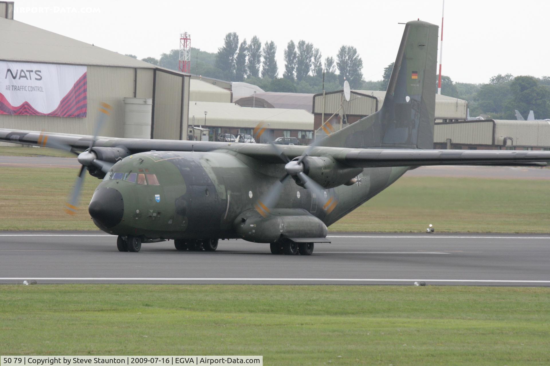 50 79, 1970 Transall C-160D C/N D116, Taken at the Royal International Air Tattoo 2009