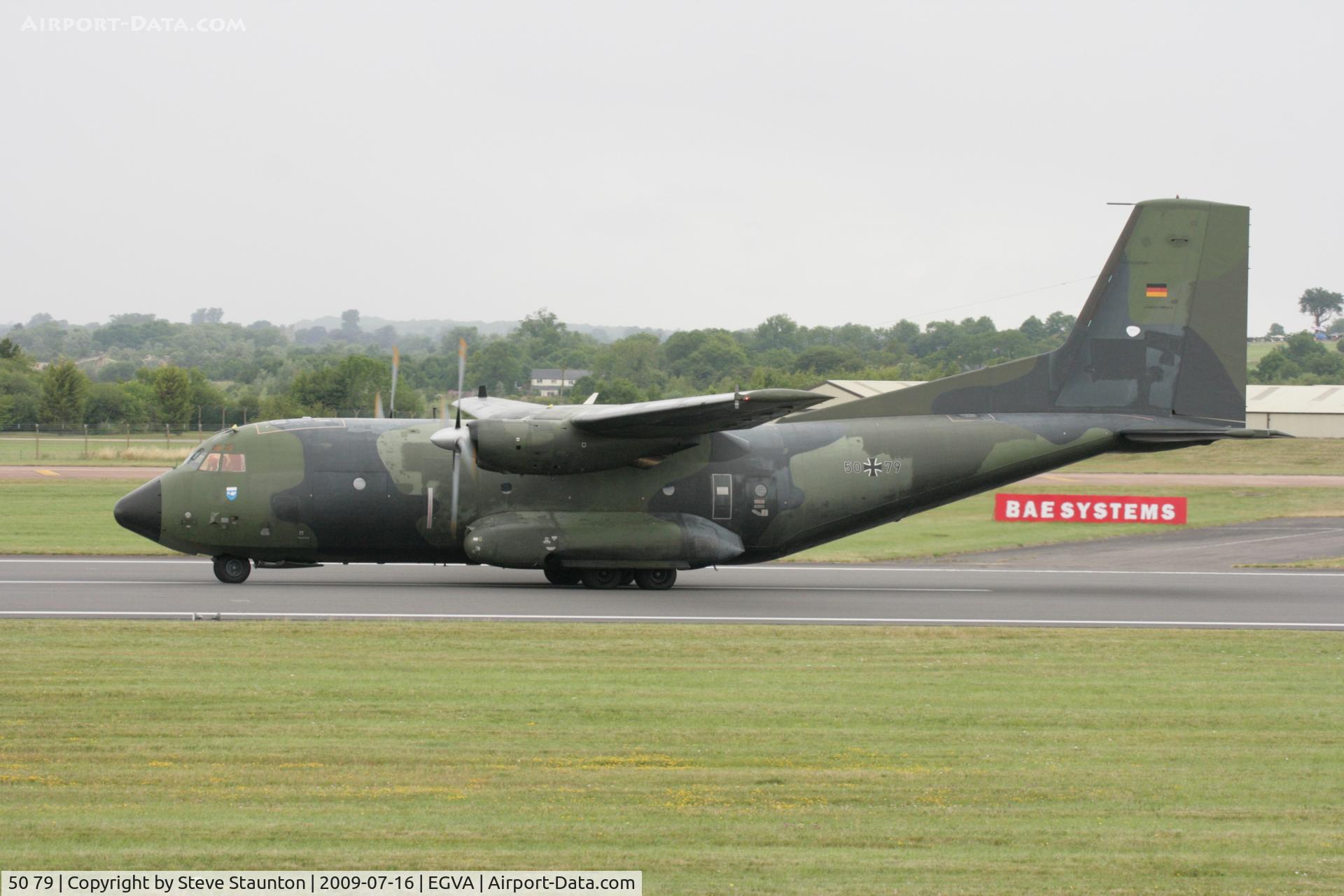 50 79, 1970 Transall C-160D C/N D116, Taken at the Royal International Air Tattoo 2009