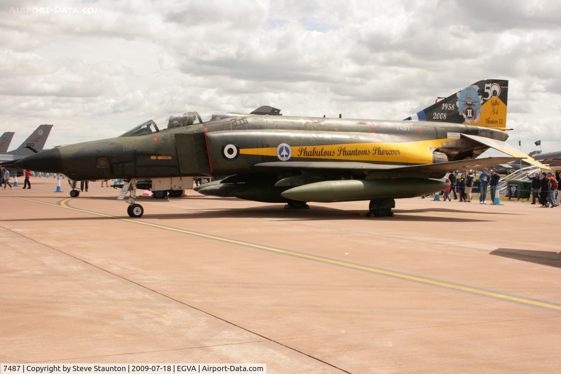 7487, McDonnell Douglas RF-4E Phantom II C/N 4101, Taken at the Royal International Air Tattoo 2009