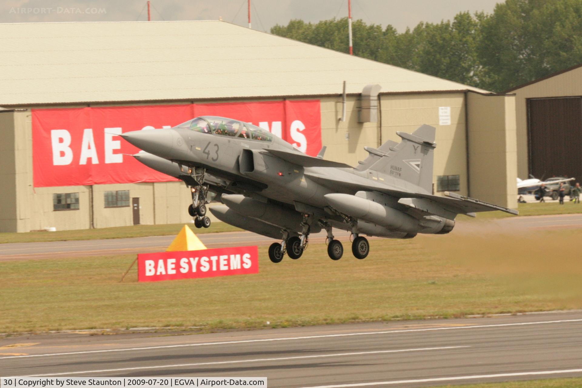 30, 2006 Saab JAS-39C Gripen C/N 39301, Taken at the Royal International Air Tattoo 2009