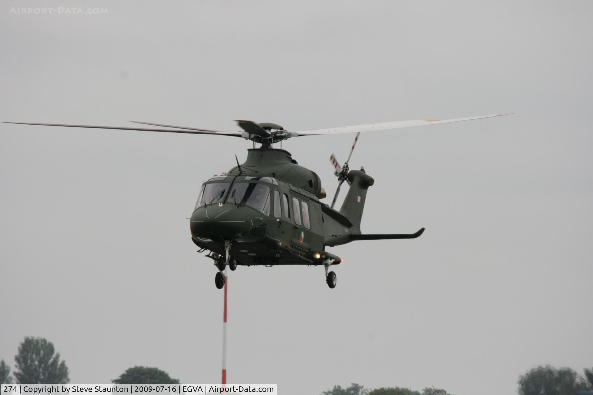 274, Agusta AB-139 C/N 31048, Taken at the Royal International Air Tattoo 2009