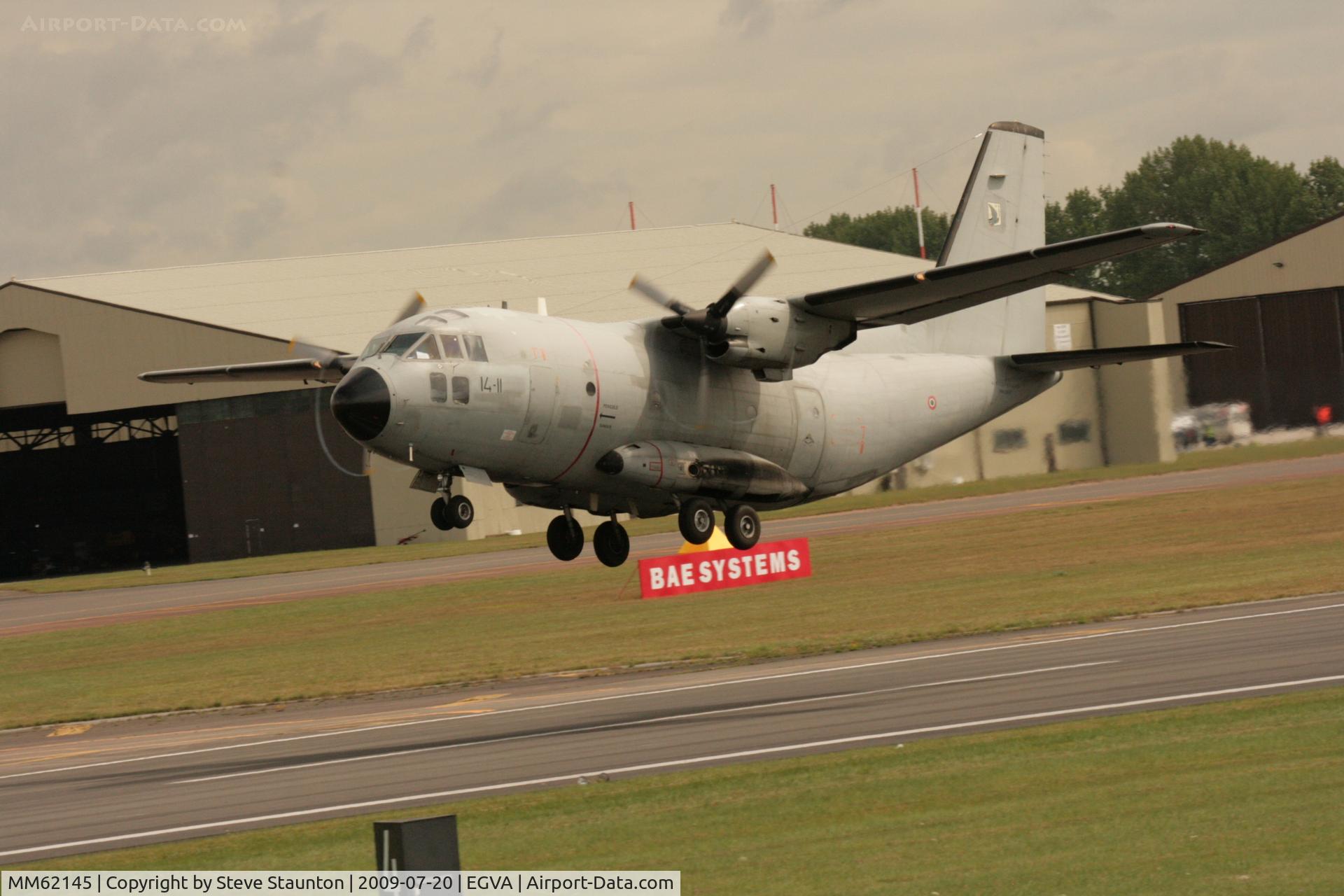 MM62145, Aeritalia G-222TCM C/N 4088, Taken at the Royal International Air Tattoo 2009