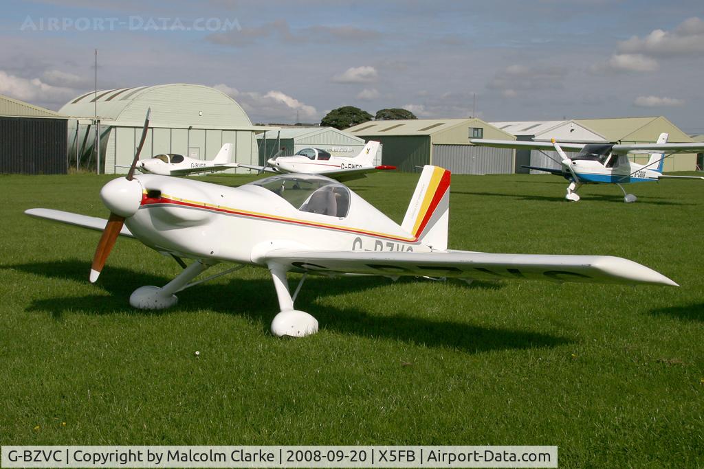 G-BZVC, 2006 Mickleburgh L107 Sparrow C/N PFA 256-12549, Mickleburgh L107 Sparrow at Fishburn Airfield, UK in September 2008. Destroyed in a fatal accident at Fenland Airfield 21/2/2009.
