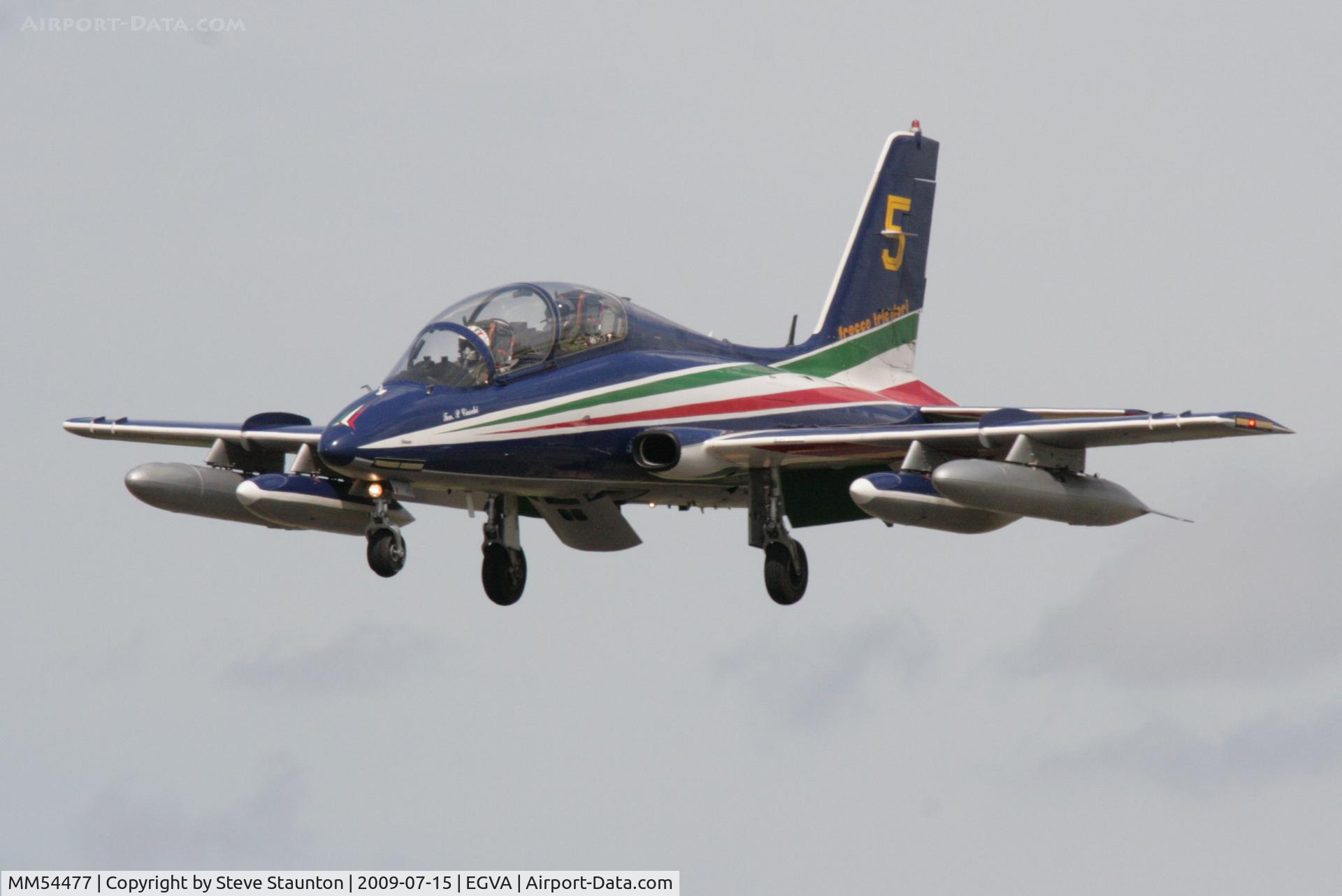 MM54477, Aermacchi MB-339PAN C/N 6672/067/AD006, Taken at the Royal International Air Tattoo 2009