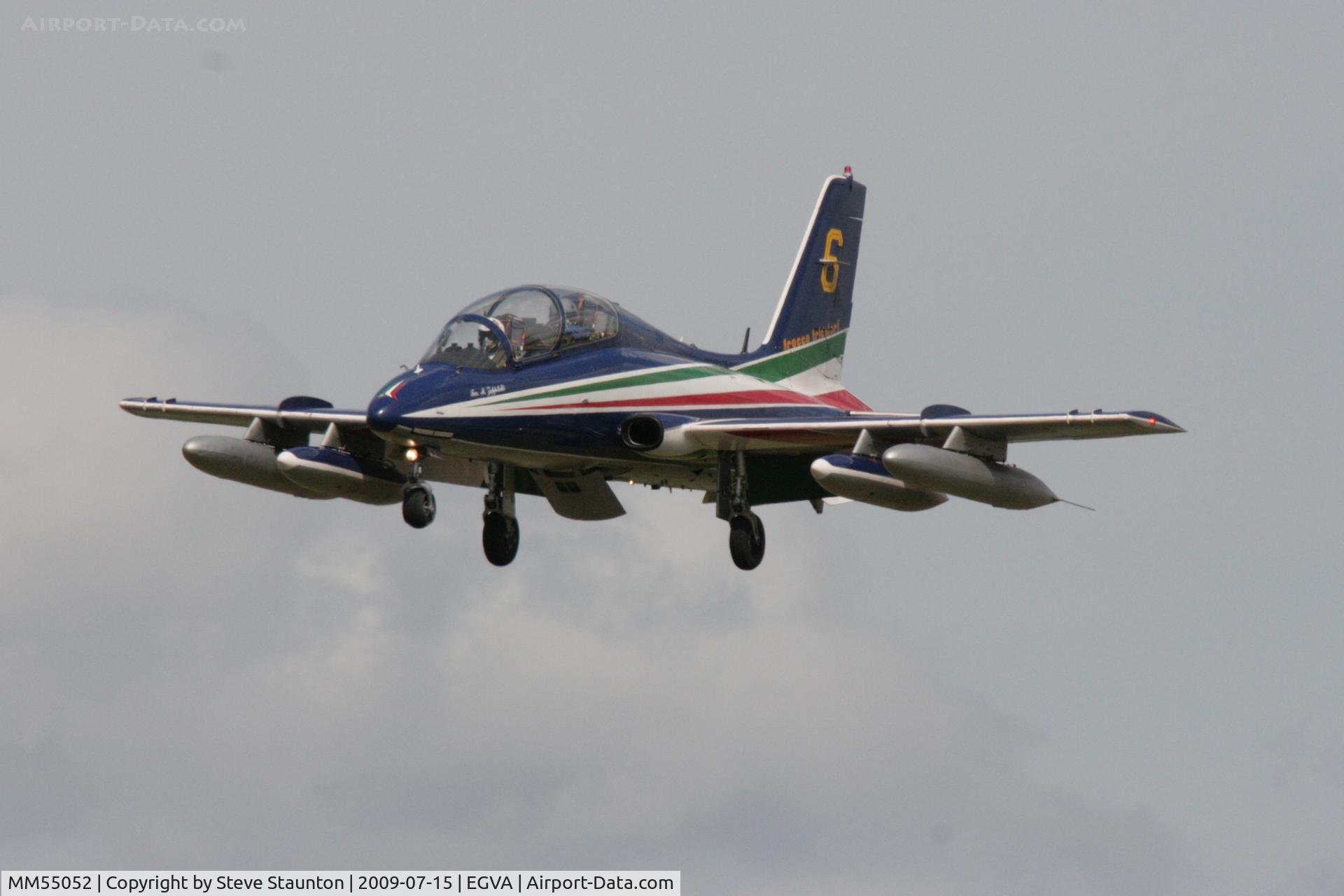 MM55052, Aermacchi MB-339PAN C/N 6846/186/AA083, Taken at the Royal International Air Tattoo 2009