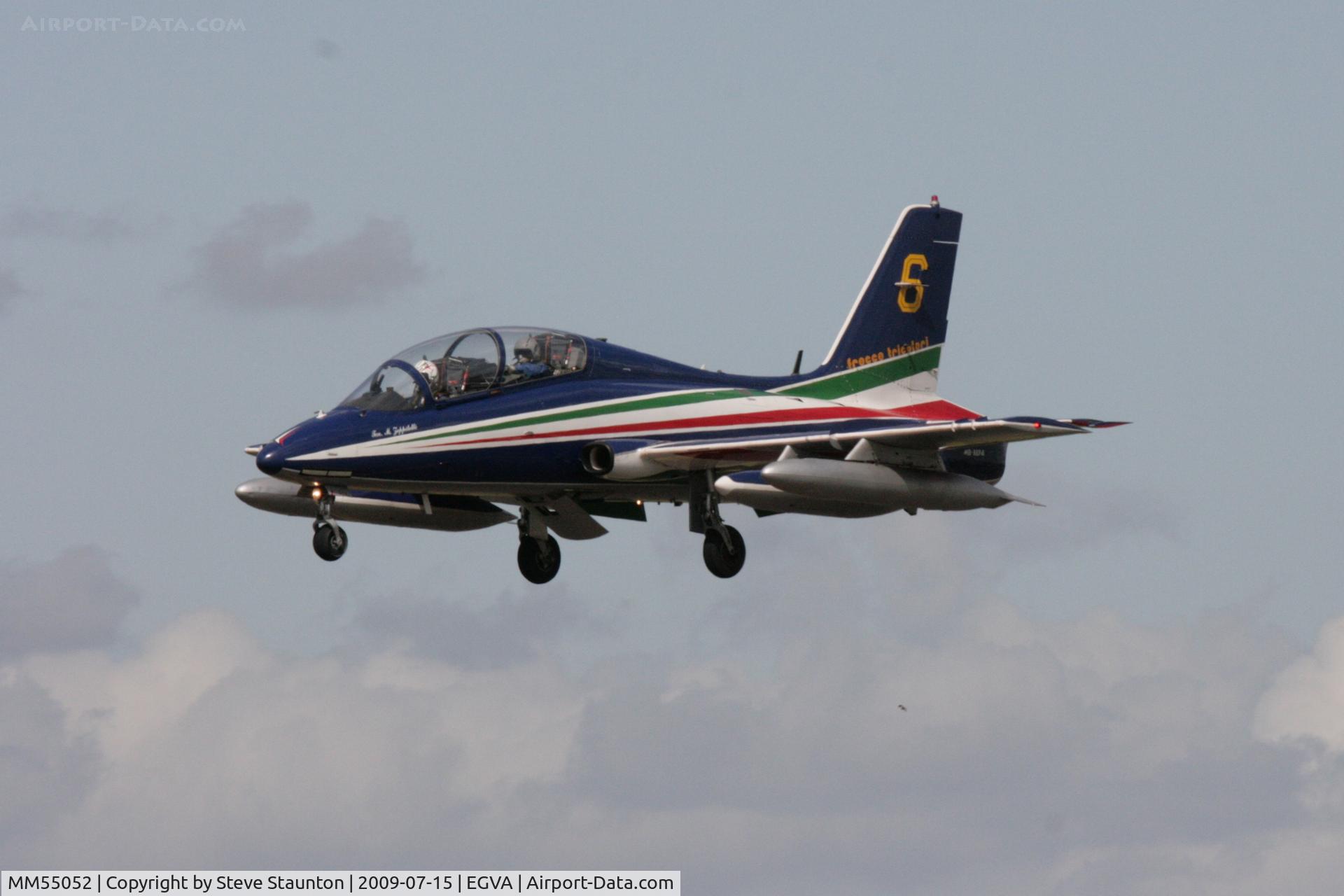 MM55052, Aermacchi MB-339PAN C/N 6846/186/AA083, Taken at the Royal International Air Tattoo 2009