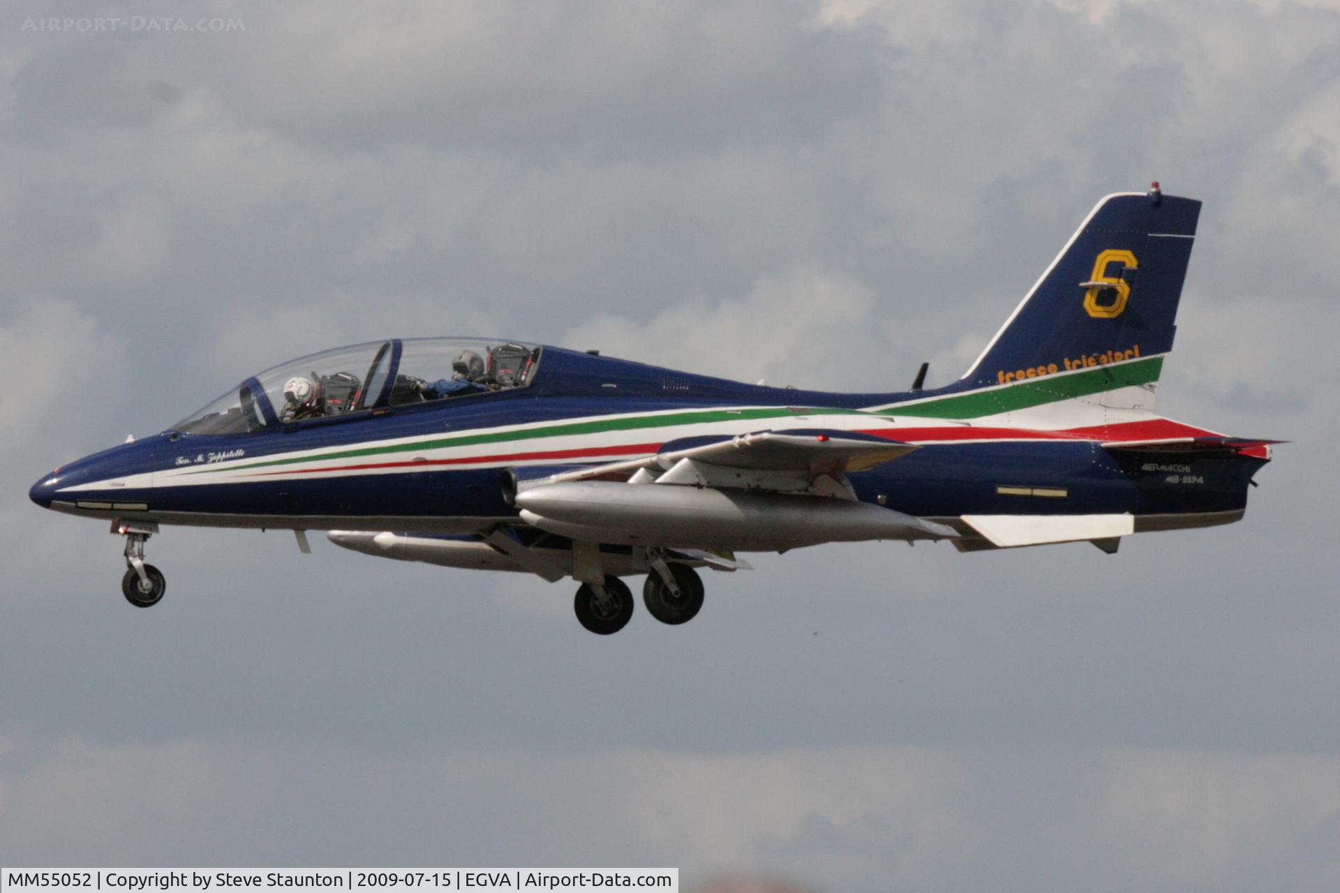 MM55052, Aermacchi MB-339PAN C/N 6846/186/AA083, Taken at the Royal International Air Tattoo 2009