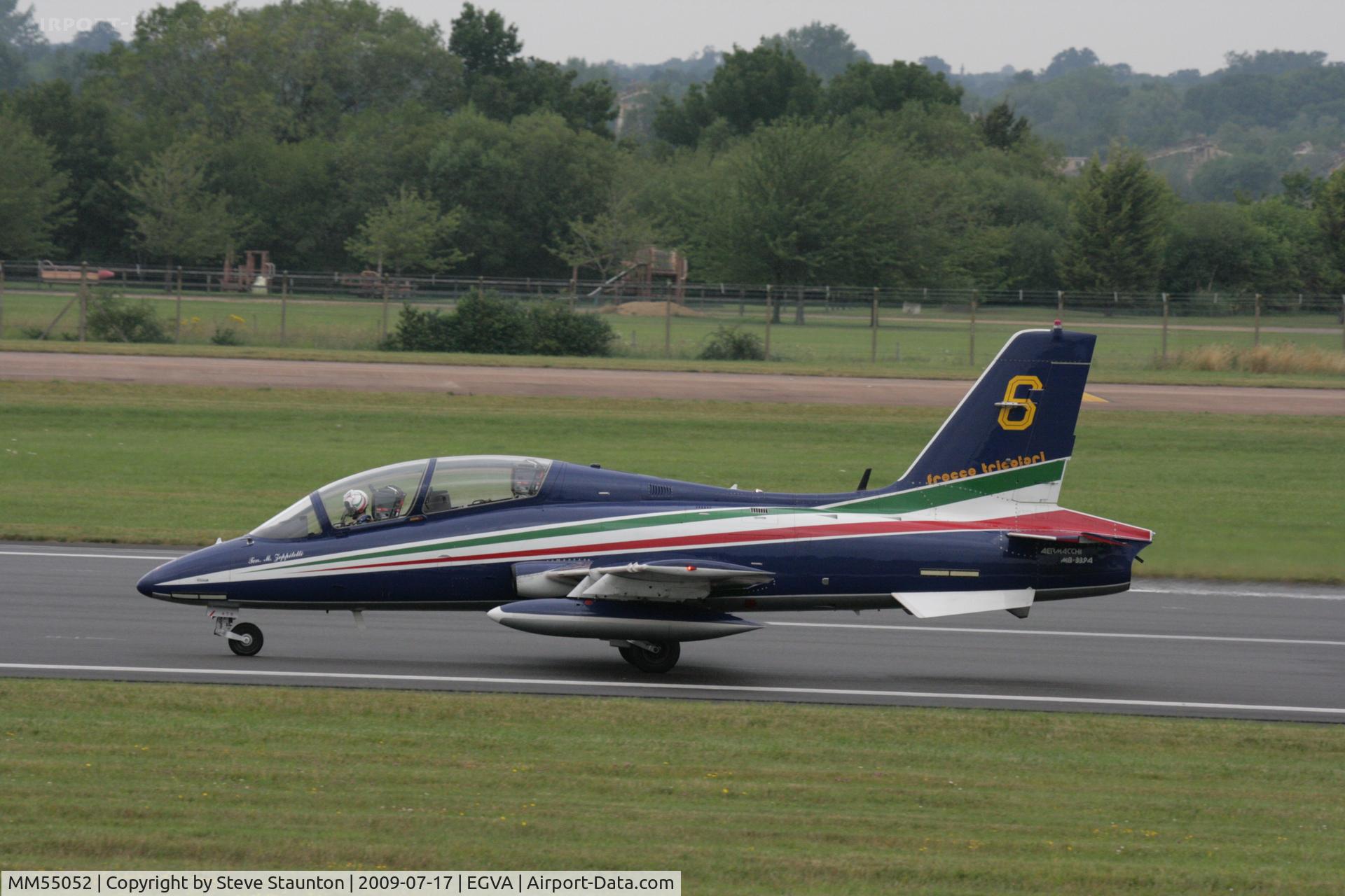 MM55052, Aermacchi MB-339PAN C/N 6846/186/AA083, Taken at the Royal International Air Tattoo 2009