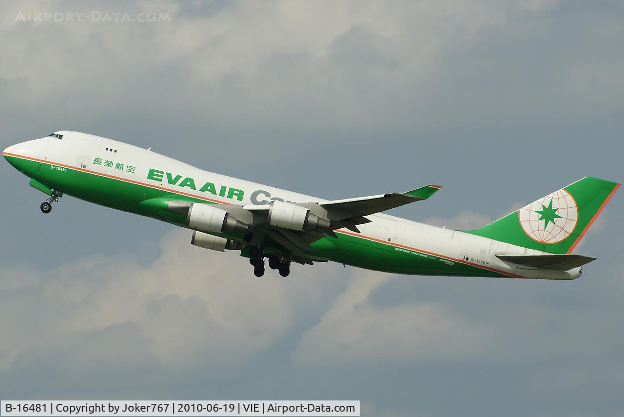 B-16481, Boeing 747-45EF (SCD) C/N 30607, Eva Air Cargo