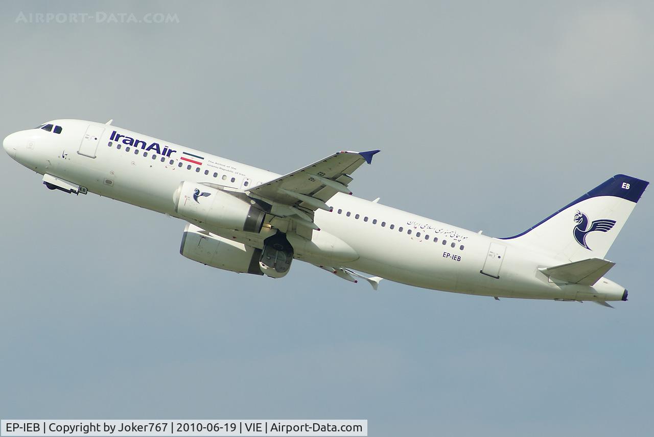 EP-IEB, 1996 Airbus A320-232 C/N 575, Iran Air