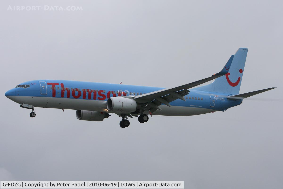 G-FDZG, 2008 Boeing 737-8K5 C/N 35139, SZG