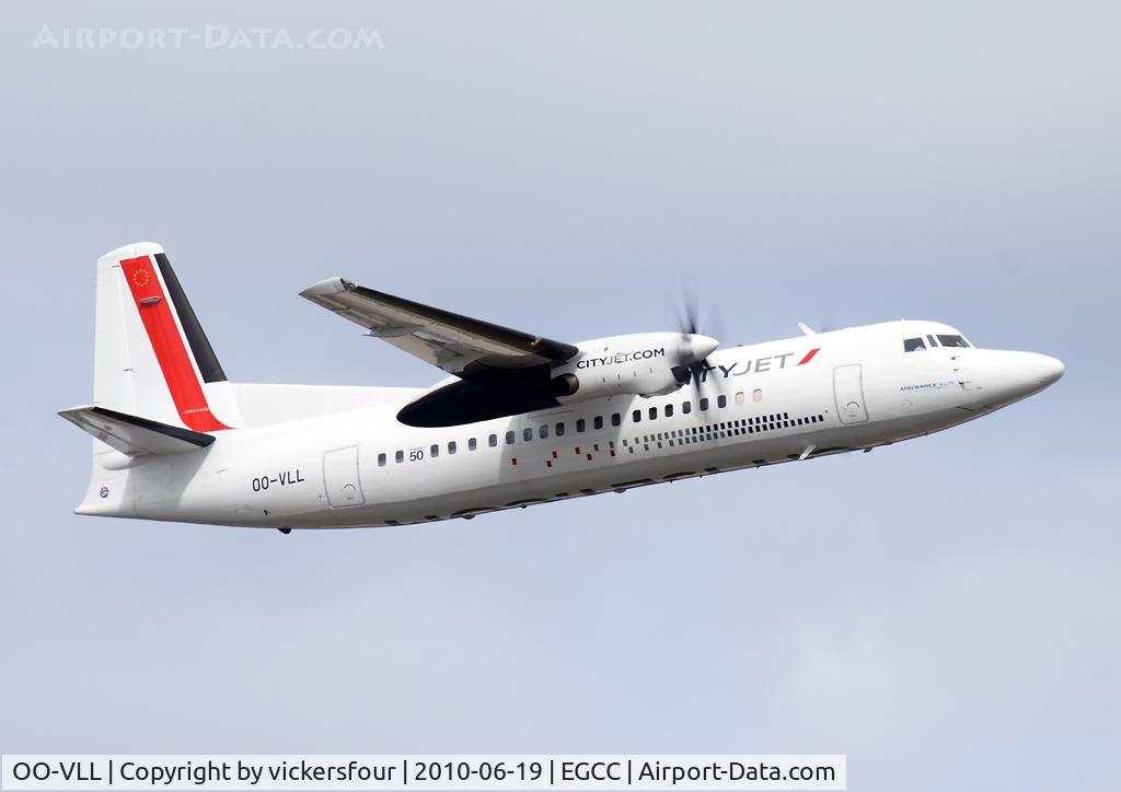 OO-VLL, 1989 Fokker 50 C/N 20144, Cityjet