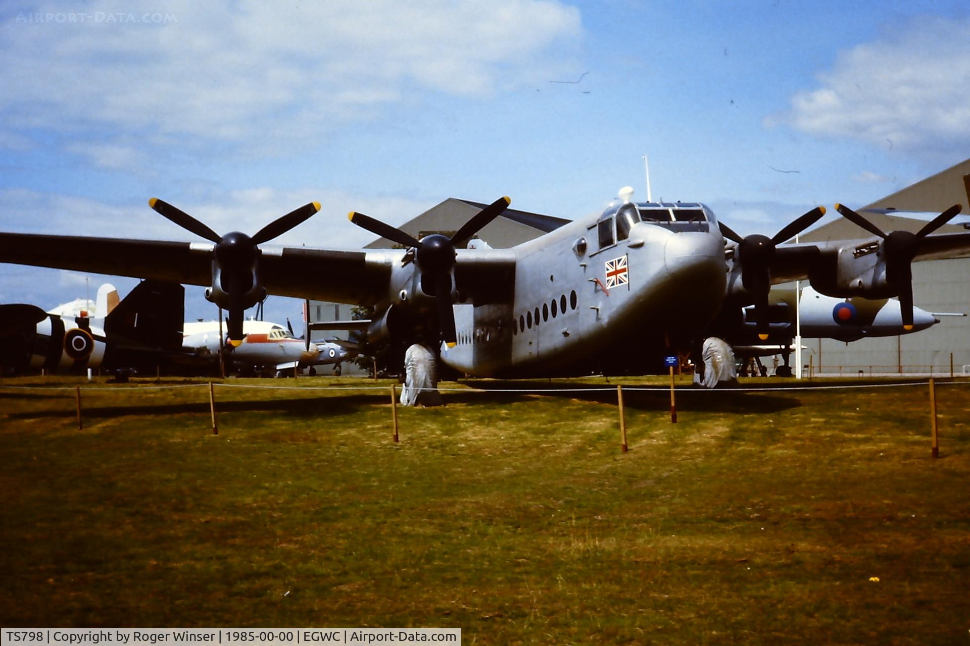 TS798, Avro 685 York C.1 C/N 1223, Part of the Aerospace Museum collection at RAF Cosford in 1985