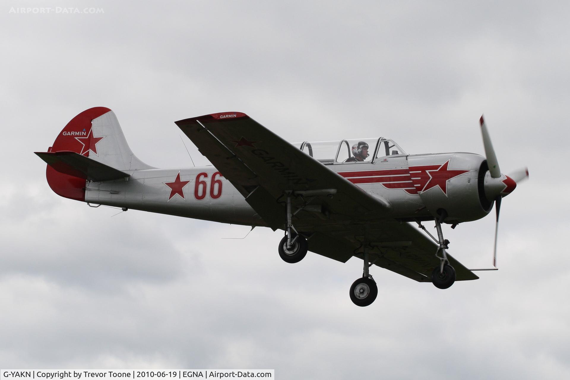 G-YAKN, 1985 Bacau Yak-52 C/N 855905, YAK-52, c/n: 855905