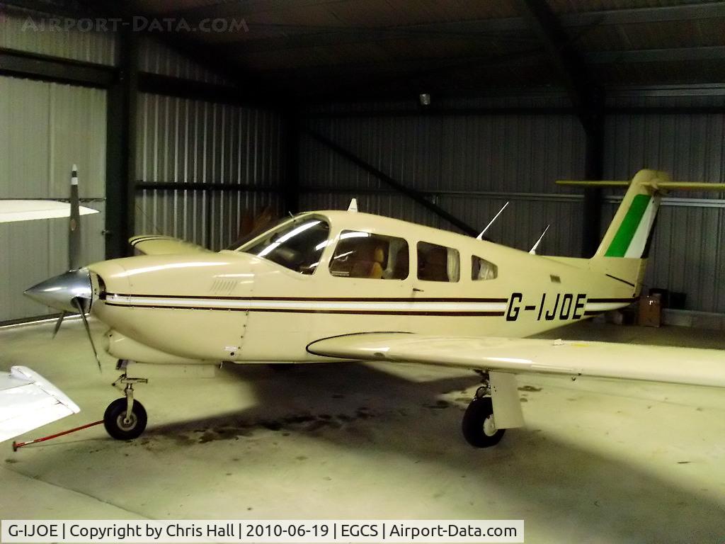 G-IJOE, 1980 Piper PA-28RT-201T Turbo Arrow IV C/N 28R-8031178, privately owned