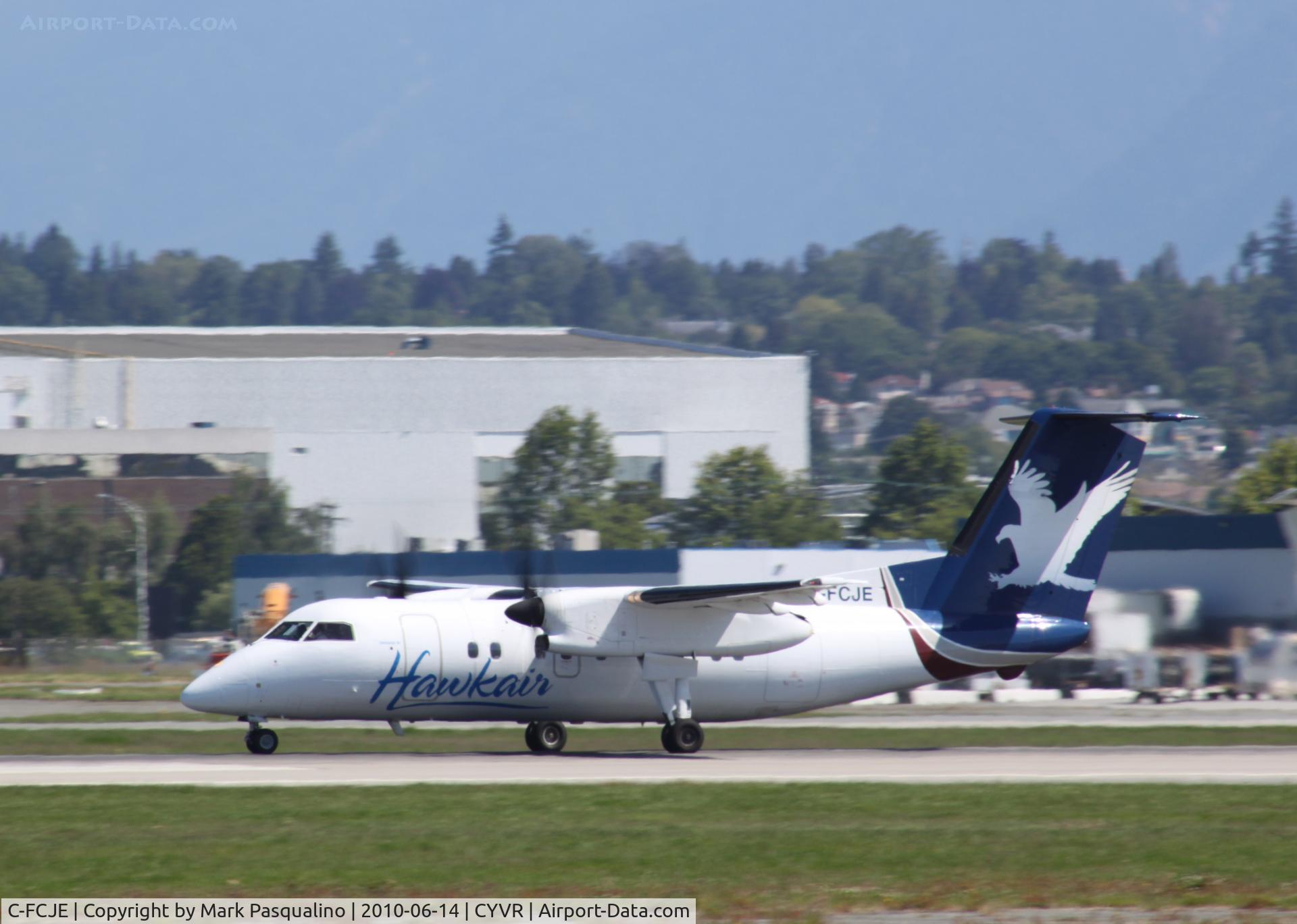 C-FCJE, 1989 De Havilland Canada DHC-8-102 Dash 8 C/N 165, DHC-8-100