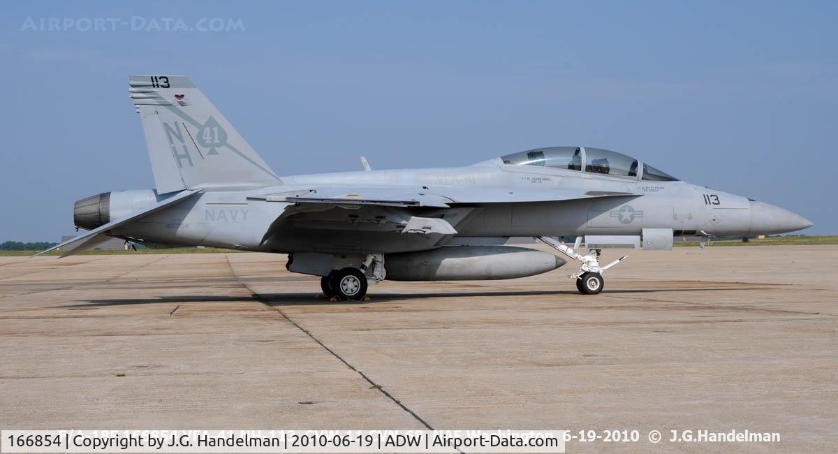 166854, Boeing F/A-18F Super Hornet C/N F202, at NAF Washington