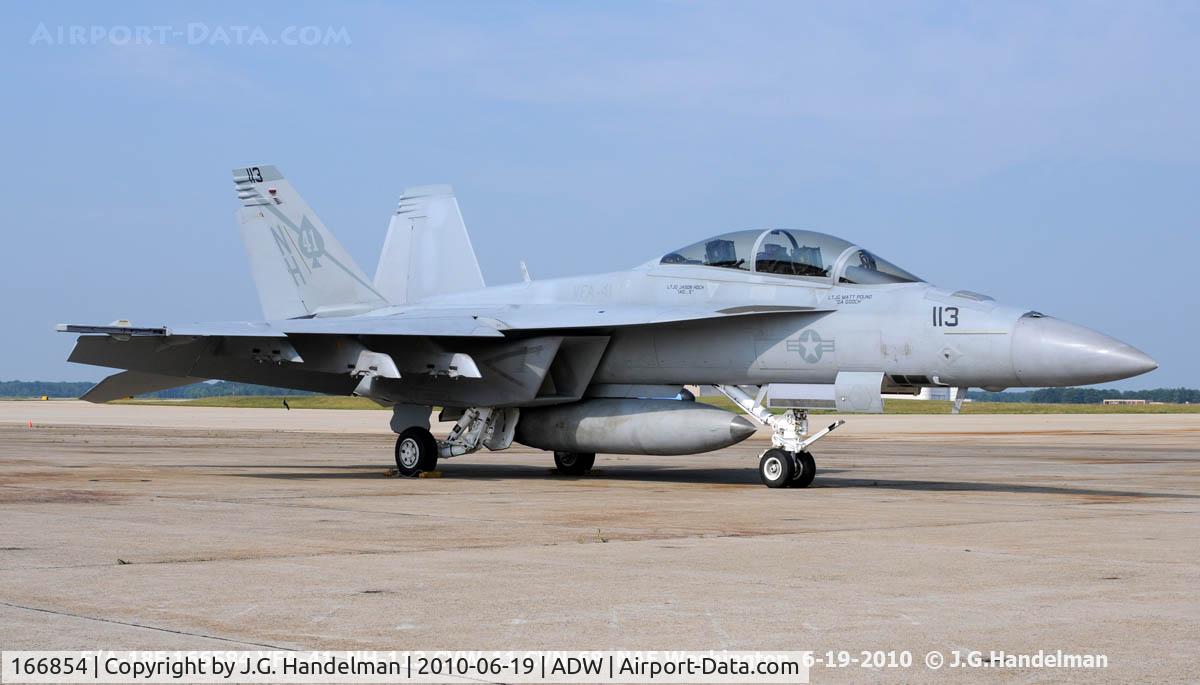 166854, Boeing F/A-18F Super Hornet C/N F202, at NAF Washington