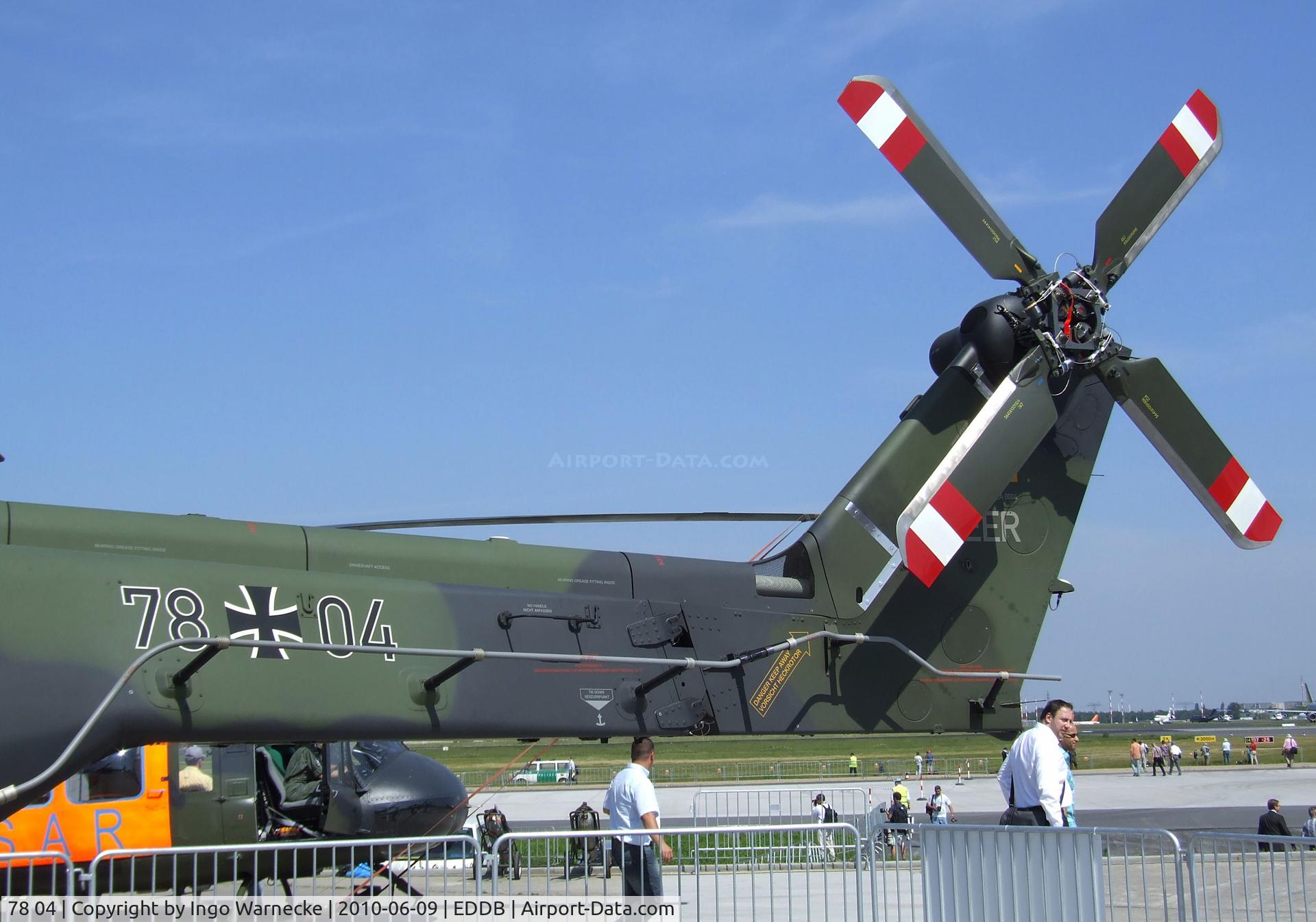 78 04, NHI NH-90 TTH Caiman C/N TGEA04, NHI NH90TTH of the German army aviation (Heeresflieger) at ILA 2010, Berlin