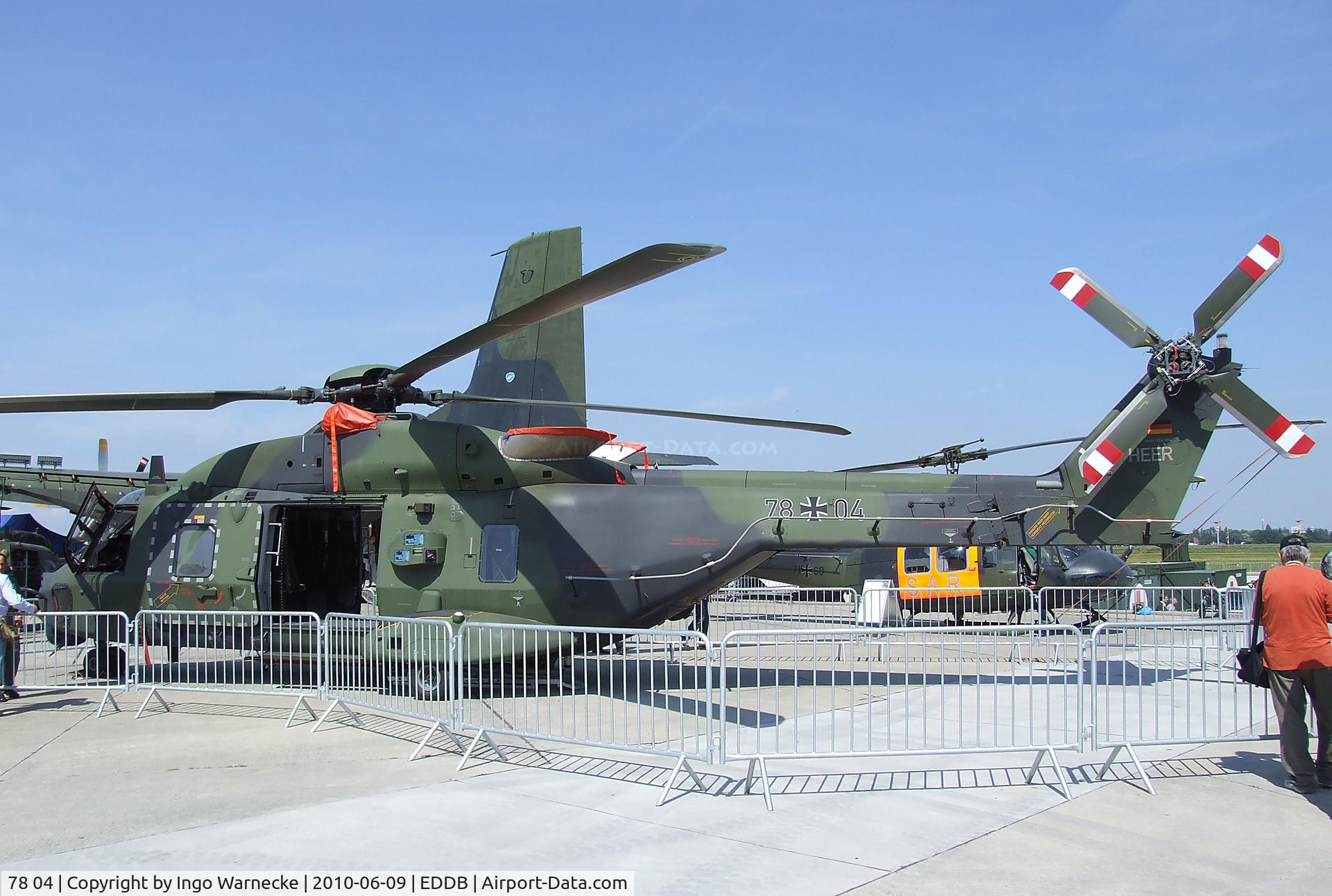 78 04, NHI NH-90 TTH Caiman C/N TGEA04, NHI NH90TTH of the German army aviation (Heeresflieger) at ILA 2010, Berlin